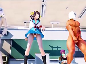MMD compilations 3D hentai anime cartoon japanses schoo
